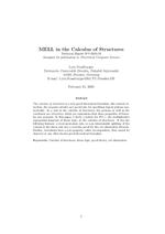 MELL in the Calculus of Structures
