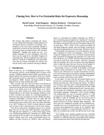 Chasing Sets: How to Use Existential Rules for Expressive Reasoning