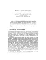 Sonic—System Description