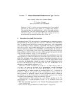 Sonic—Non-standard Inferences go OilEd