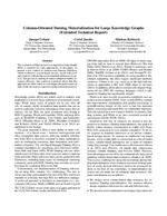 Column-Oriented Datalog Materialization for Large Knowledge Graphs