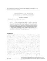 Circumscription and Projection as Primitives of Logic Programming