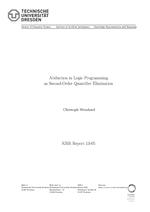 Abduction in Logic Programming as Second-Order Quantifier Elimination
