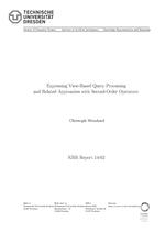 Expressing View-Based Query Processing and Related Approaches with Second-Order Operators
