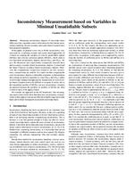 Inconsistency Measurement based on Variables in Minimal Unsatisfiable Subsets