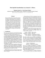 Most Specific Generalizations w.r.t. General EL-TBoxes